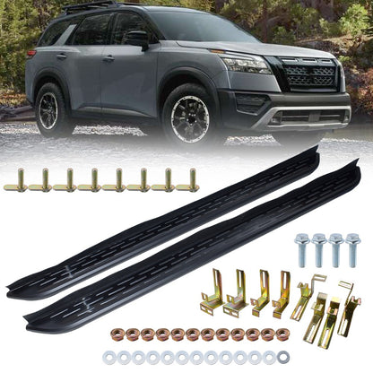 L+R For 22-25 Nissan Pathfinder SUV Nerf Bars Aluminum Running Boards Side Steps