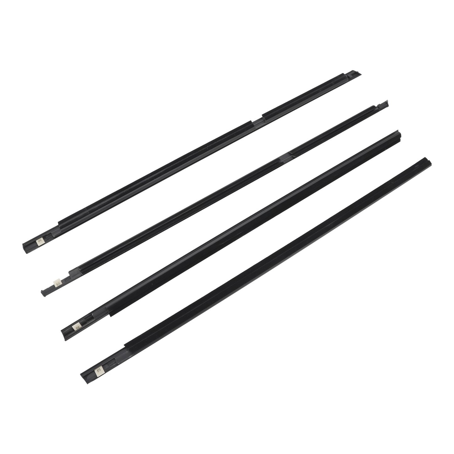 4PCS Door Glass Belt Outer Molding Weatherstrip For Suzuki Grand Vitara 09-13