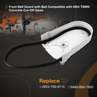 4224-700-8115 Front Belt Guard with Belt Fit Stihl TS700 Concrete Cut-Off Saws