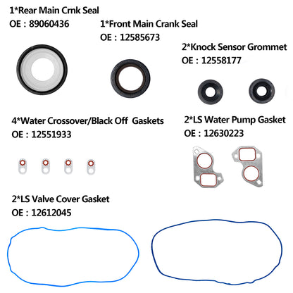 Head Full Gasket Set w/ Cylinder Bolts For Chevy Silverado GMC Sierra 5.3L 4.8L