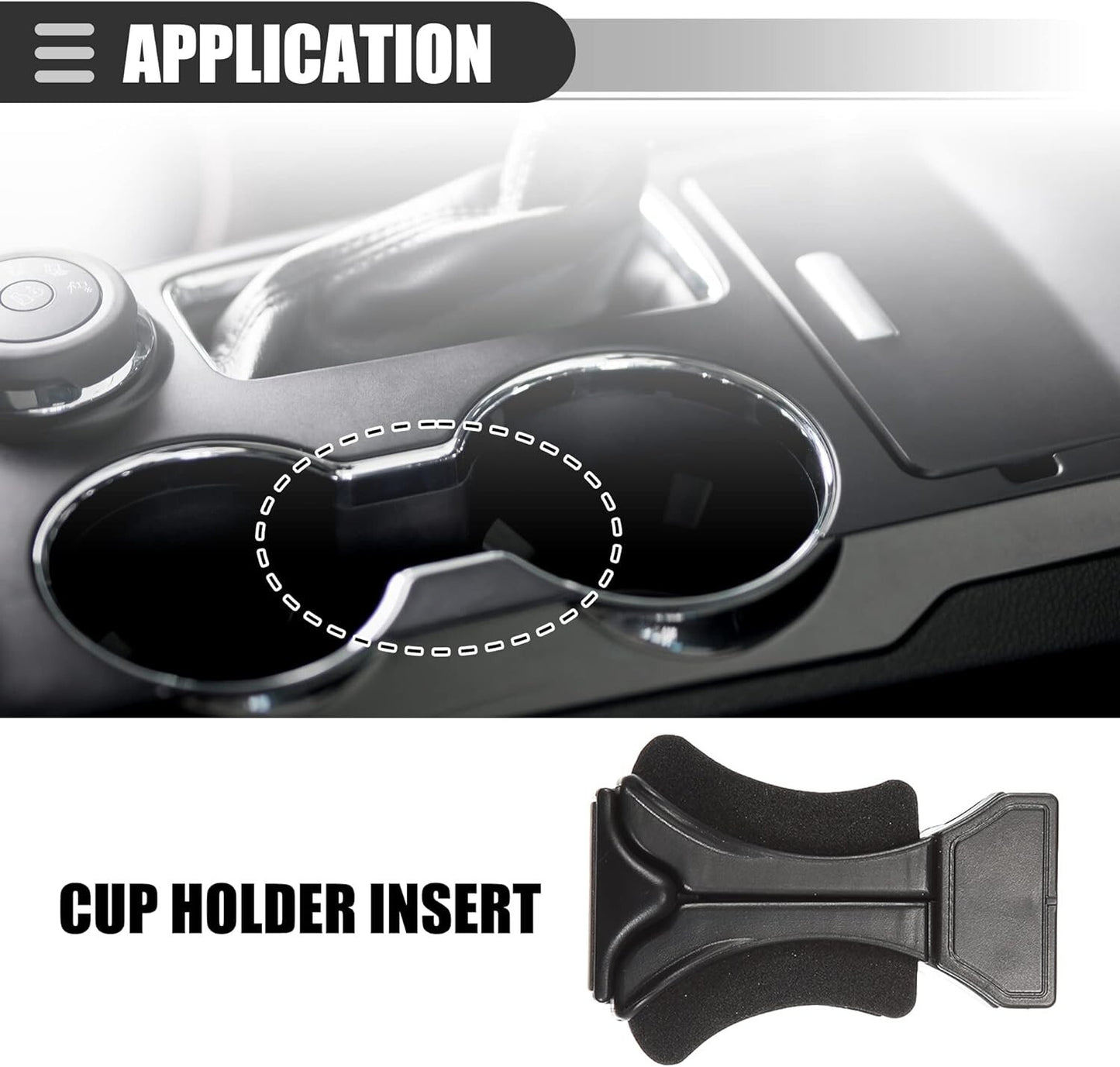 Front Cup Holder Insert Divider fit Toyota LX570 LX470 GX470 Land Cruiser