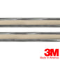 Vintage Style 5/8" Beige & Chrome Side Body Trim Molding