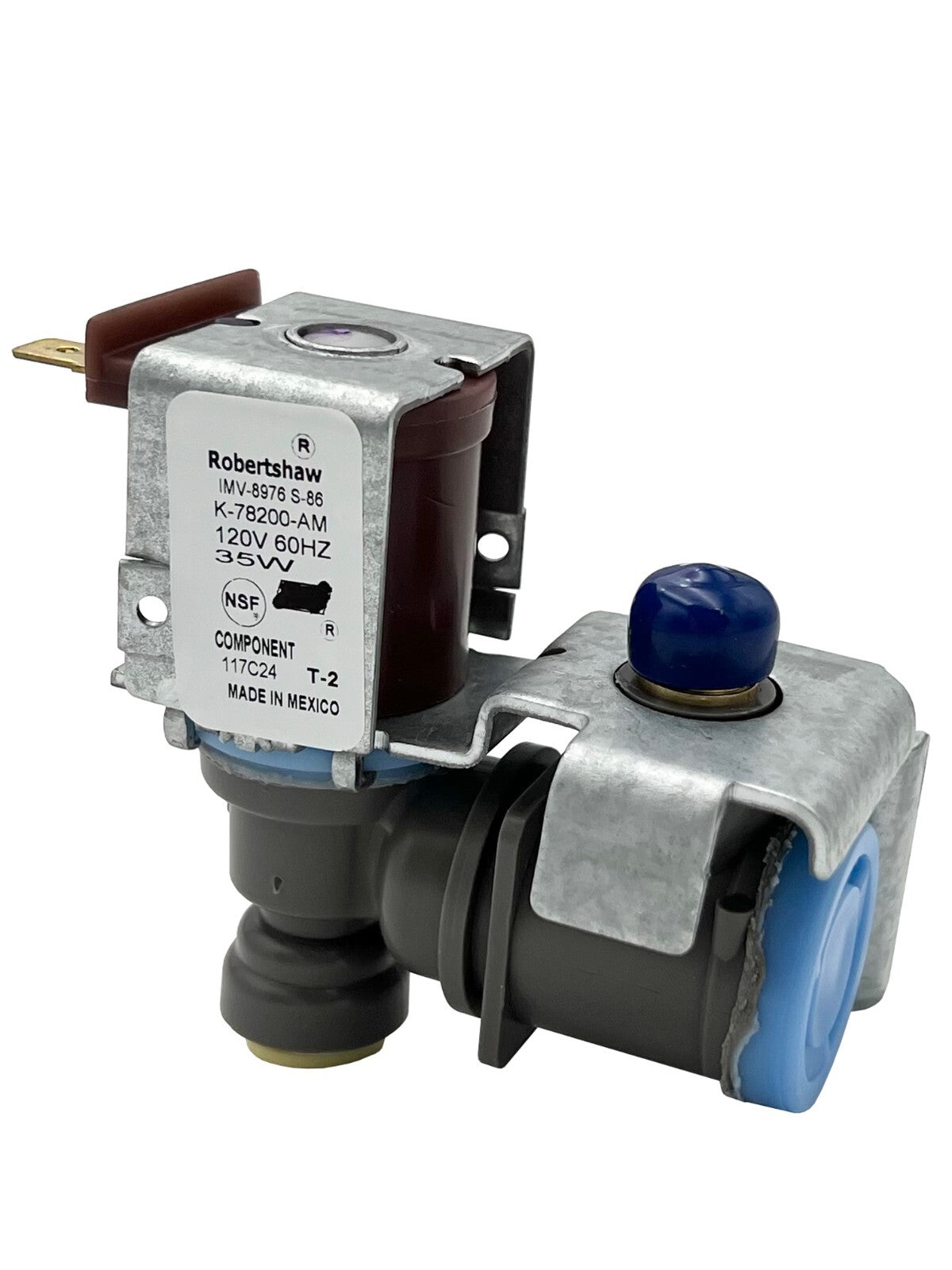 Solid Spare ERP ERW10498976 Refrigerator Water Inlet Valve Replaces Whirlpool