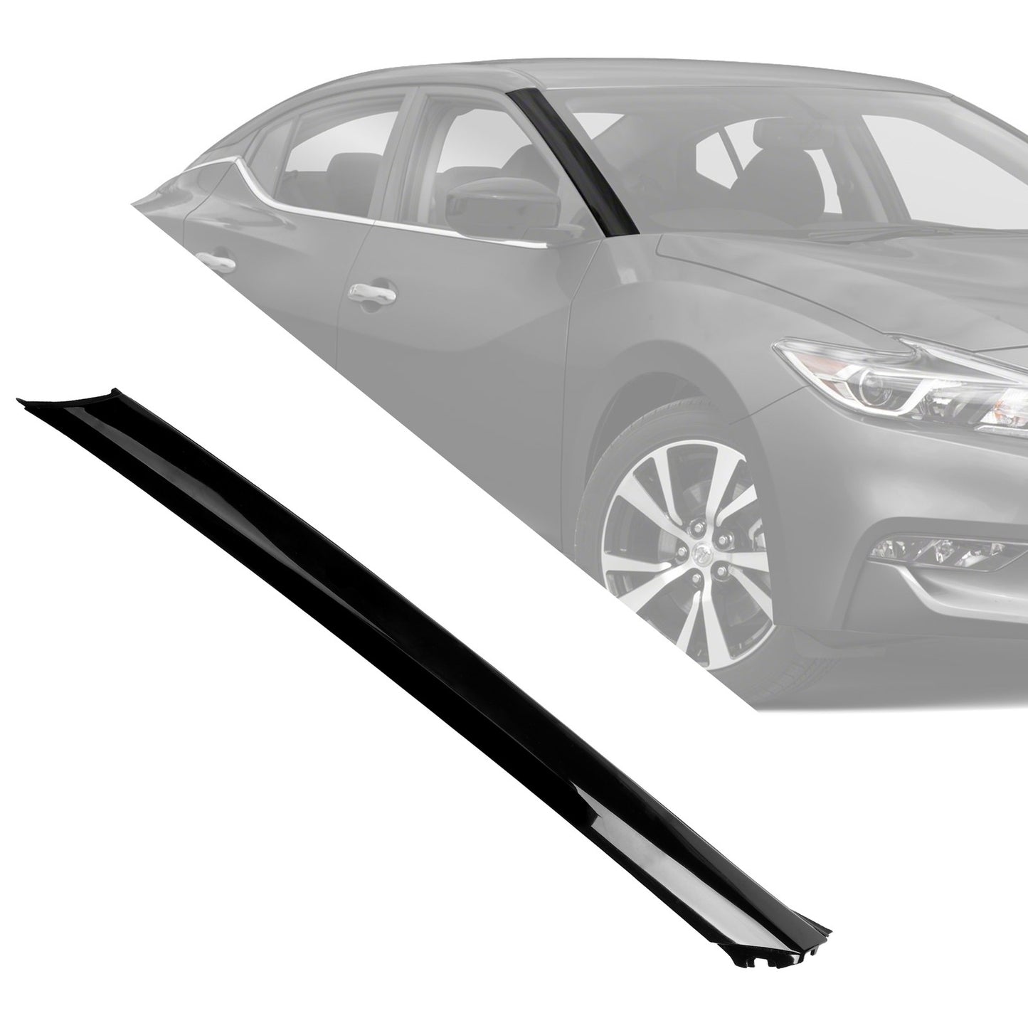 Front Right Windshield A-Pillar Window Trim Molding Fit 2016-2020 Nissan Maxima