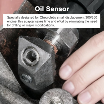 Oil Pressure Sensor Thread Adapter for GM/Chevy 305/350 Engines 45?? 90?? Port