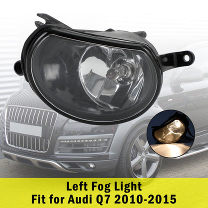 Front Left Bumper Halogen Fog Light Fog Lamp For AUDI Q7 2010-2015 2011 black