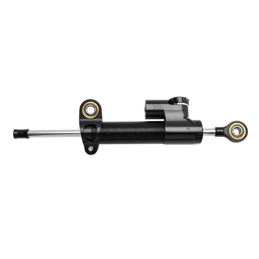 Solid Spare Universal Motorcycle CNC Adjustable Steering Damper Stabilizer Top Black US