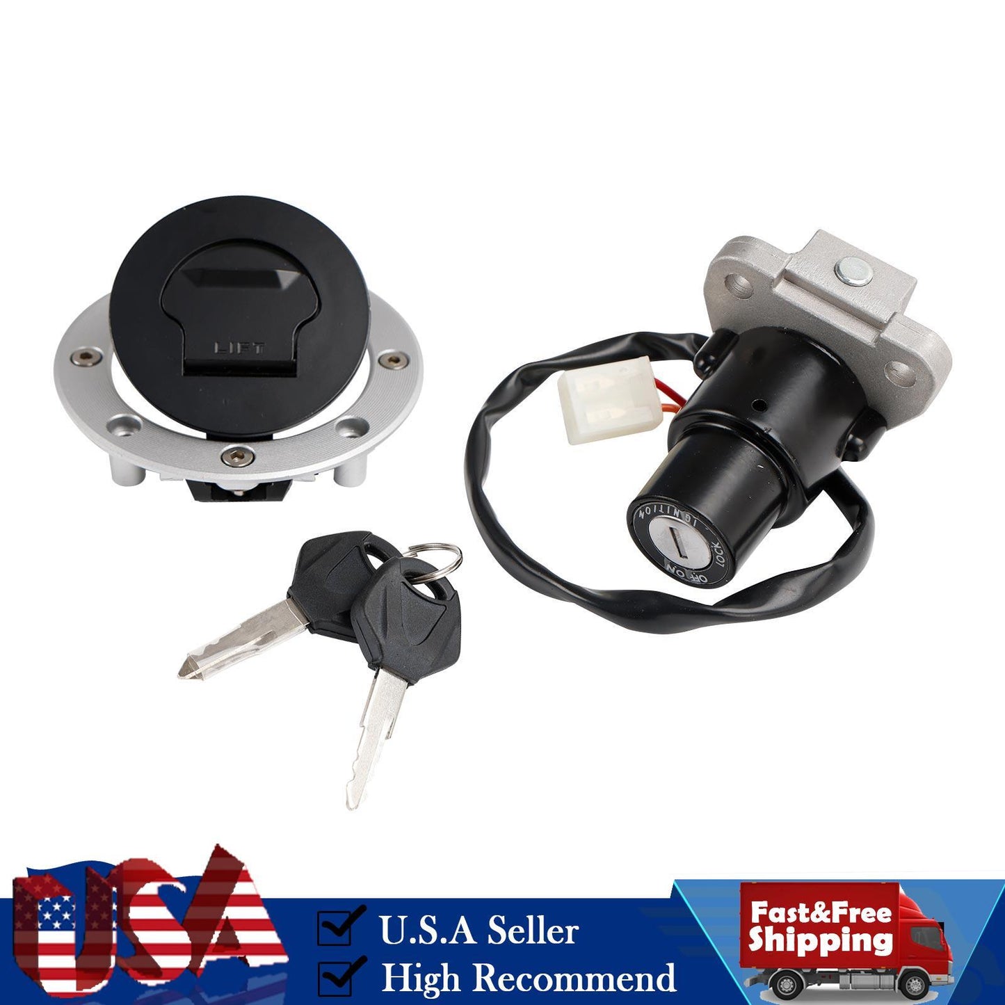 Fuel Gas Cap Ignition Switch For Hyosung GT250 GT250R GD250R GT650 GT650R GT650S