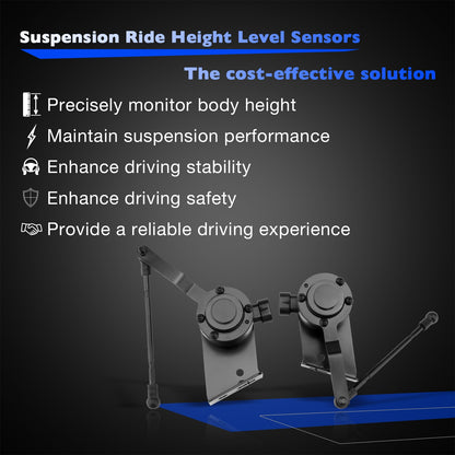 2x Front Left Right Suspension Air Ride Height Level Sensor For 07-14 Chevy GMC