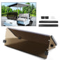 Solid Spare For 1985-1995 Yamaha G2 G9 Tinted Fold Down Golf Cart Windshield Windscreen