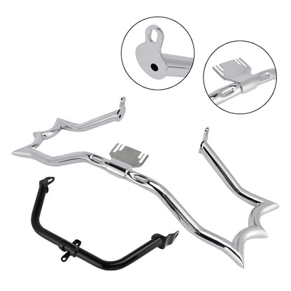 Engine Guard Crash Bar&Fairing Bracket Kit Chrome For Touring Road King Street