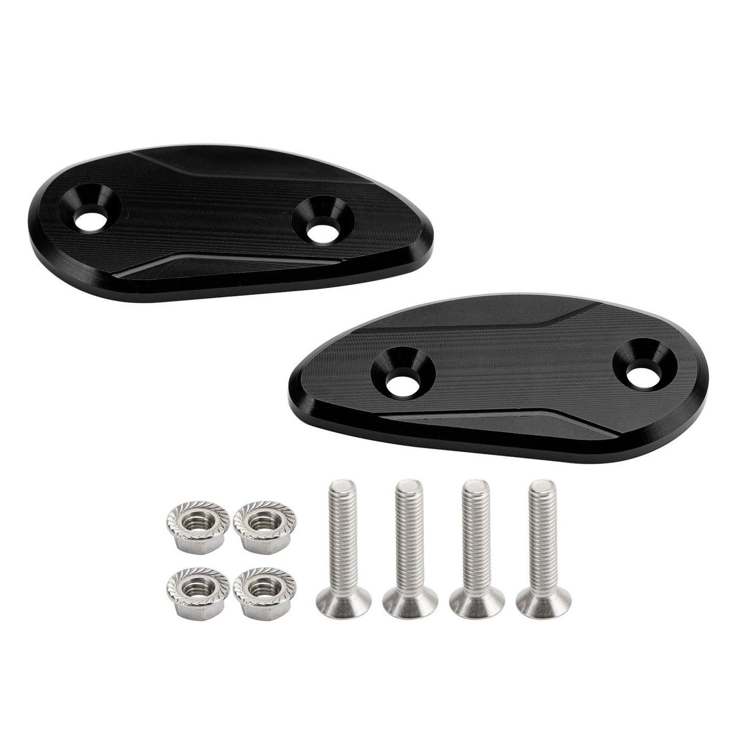 CNC Black Mirror Block Off Plates For Honda CBR 1000 RR CBR1000RR 2008-2023 2022
