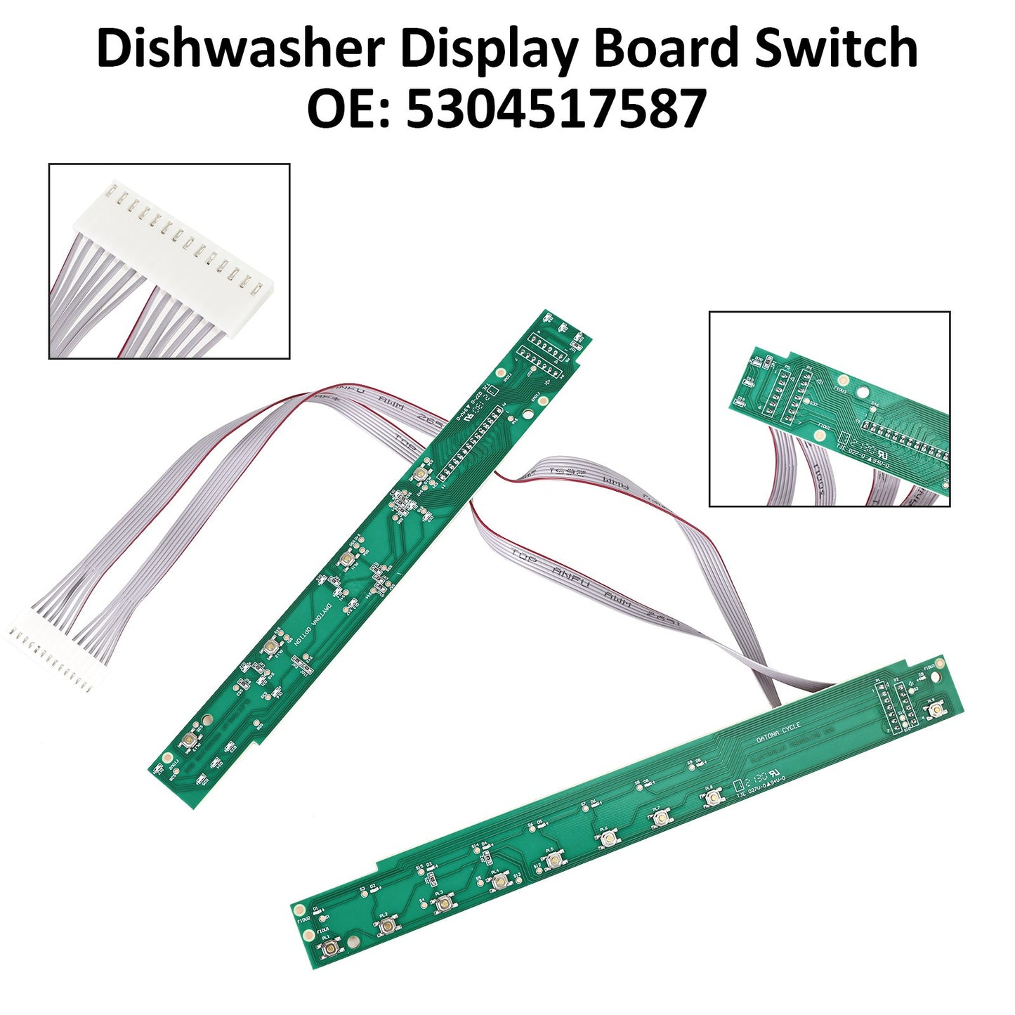 Dishwasher Display Board Switch Assembly 5304517587 for Electrolux Frigidaire