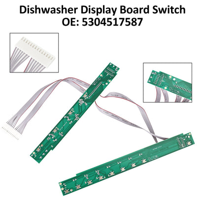 Dishwasher Display Board Switch Assembly 5304517587 for Electrolux Frigidaire