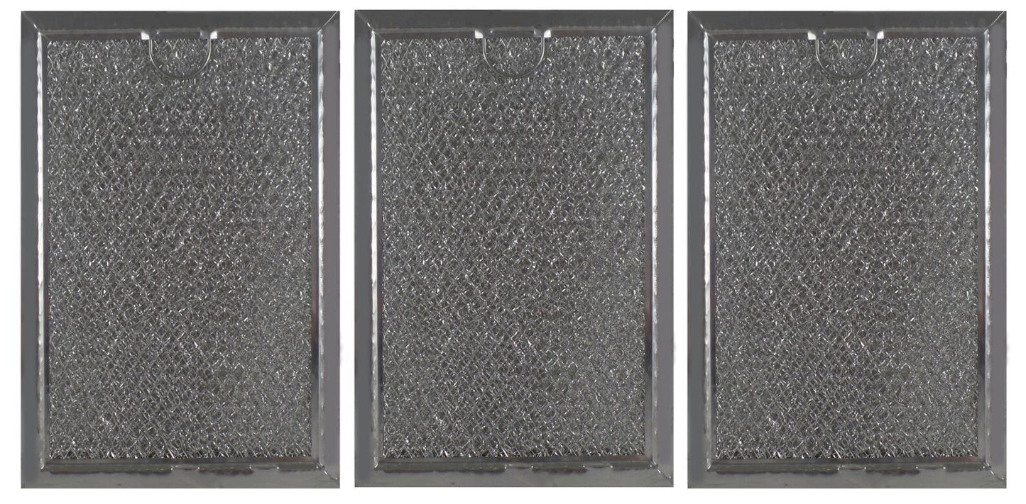 Solid Spare (3) Filters for GE WB06X10309 Advantium JVM1490 Mesh Grease Microwave Filter