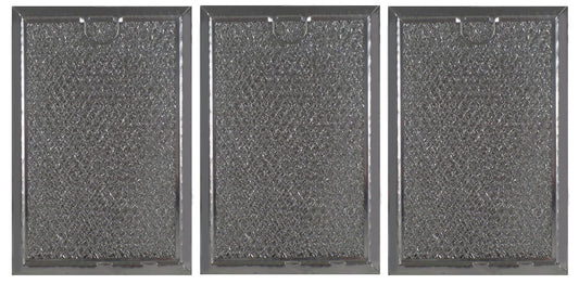 Solid Spare (3) Filters for GE WB06X10309 Advantium JVM1490 Mesh Grease Microwave Filter