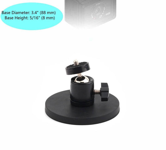 Solid Spare Strong 110LBS Rubber Magnetic Car Mount Holder for GoPro DJI Osmo Action Camera