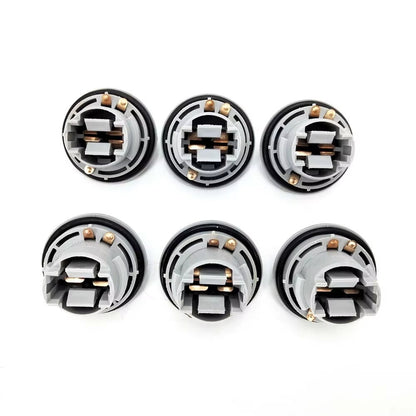 For Chrysler Dodge Jeep Rear Brake Taillight Taillamp Light Bulb Socket Kit 6