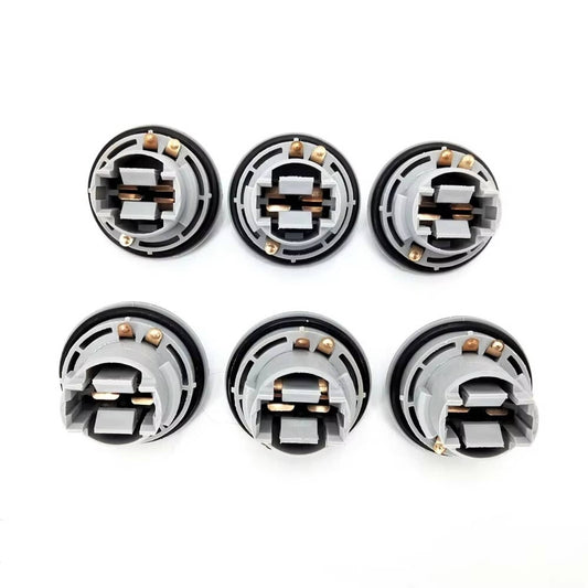 Solid Spare For Chrysler Dodge Jeep Rear Brake Taillight Taillamp Light Bulb Socket Kit 6