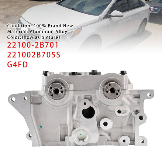 Solid Spare Engine Cylinder Head Assembly G4FD For Hyundai Kona Kia Soul Seltos 1.6L 12-2019