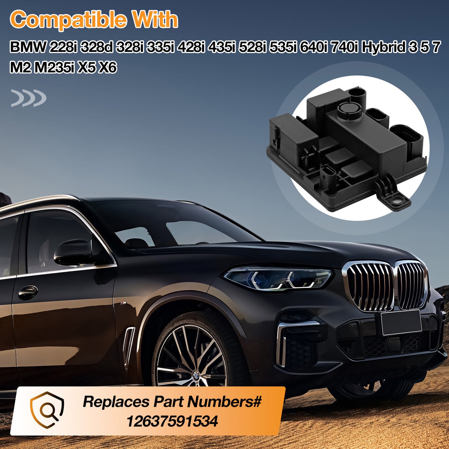 Integrated Power Distribution Supply Module For 10-17 BMW 328i 335i 428i 535i X6