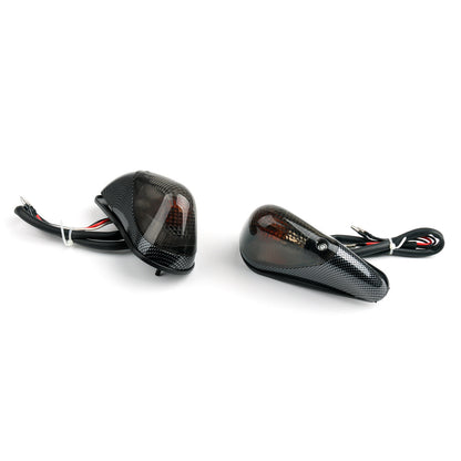 Smoke Front Turn Signals Fit 1988-2007 Kawasaki Ninja EX 250  2001 2002 2003