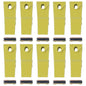 10X Bucket Teeth with 6737326 Flex pins For Bobcat Style Mini Excavator 6737325