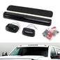 3x White LED Cab Roof Marker Lights For 2007-13 Chevy Silverado 2500 HD 3500 HD