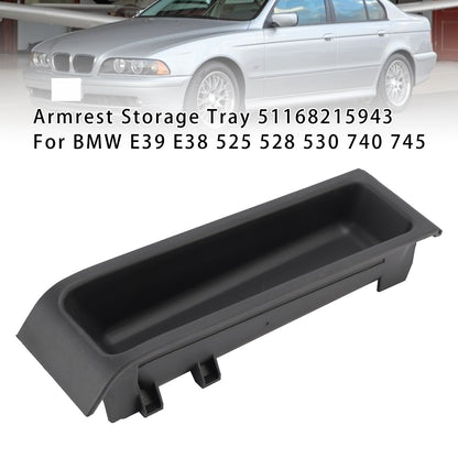 Armrest Storage Tray 51168215943 For BMW E39 E38 525 528 530 740 745
