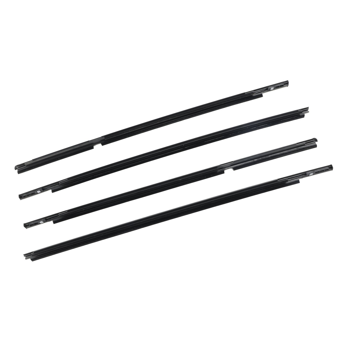 4pcs Outer Door Glass Weatherstrip Moulding For Toyota Yaris Vitz 2005-2010 US
