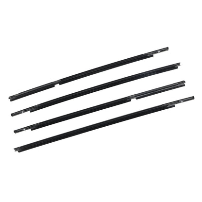 4pcs Outer Door Glass Weatherstrip Moulding For Toyota Yaris Vitz 2005-2010 US