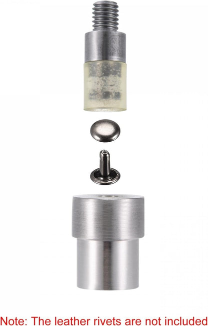 Hand Press Machine Stud Carbon Steel and Rubber 6mm Rivet Setter Punch Dies