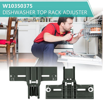 W10350375 Dishwasher Upper Top Rack Adjuster For Whirlpool Kitchen Aid Kenmore