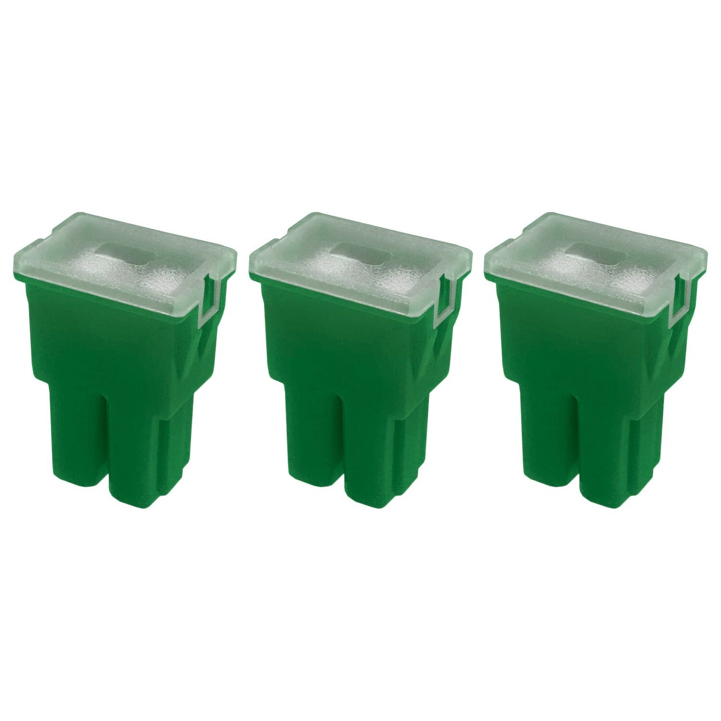 40A Straight Female Fuse Cartridge FLF PAL Auto Link for Car Truck RV SUV - 3pk