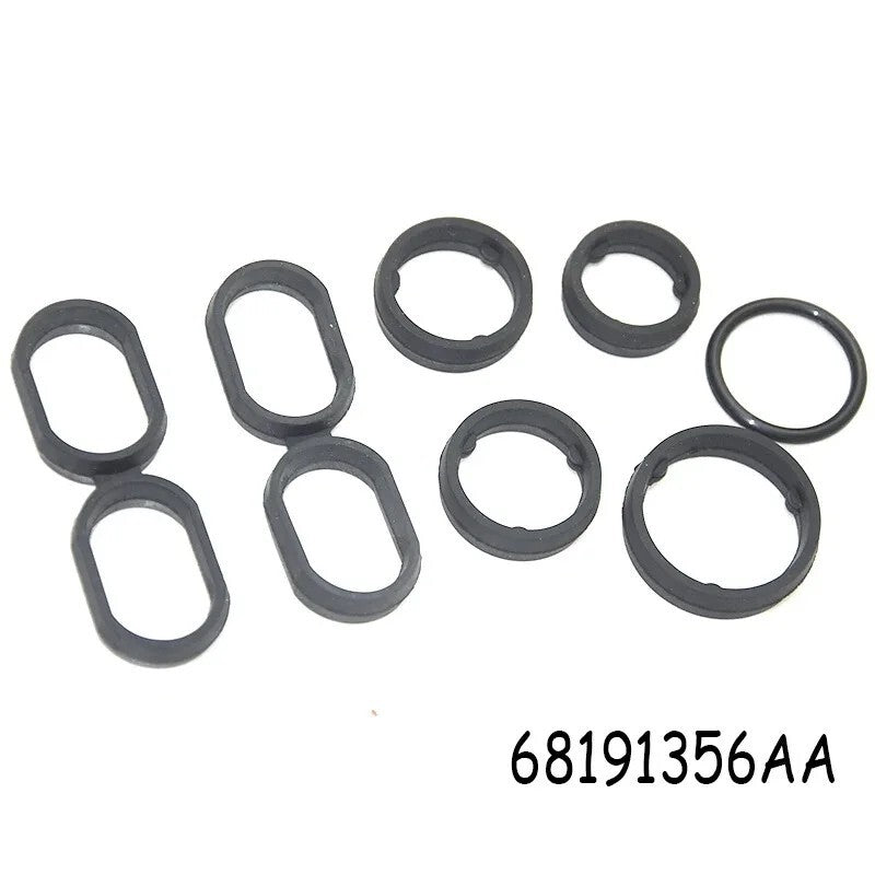 7Pcs Oil Cooler Filter Ring Gasket For Dodge Chrysler Jeep 3.2 3.6L 68191356AA