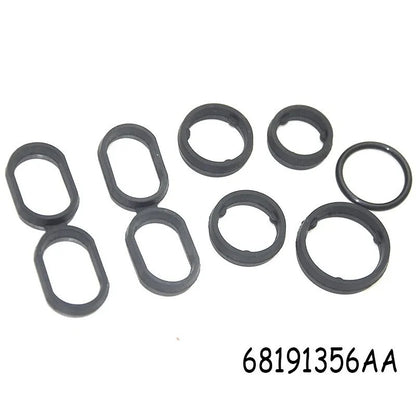 7Pcs Oil Cooler Filter Ring Gasket For Dodge Chrysler Jeep 3.2 3.6L 68191356AA