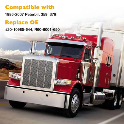 2X 13.5 Ft Door Rubber Weatherstrip Seal For 86-07 Peterbilt 359 370 377 379 380