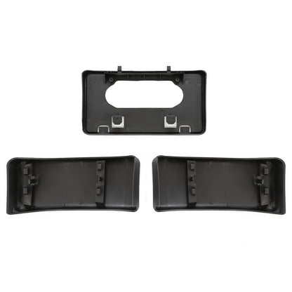 Solid Spare Fit For Ford F-150 2009-2014 Front Bumper License Plate Bracket Guards Pads Cap