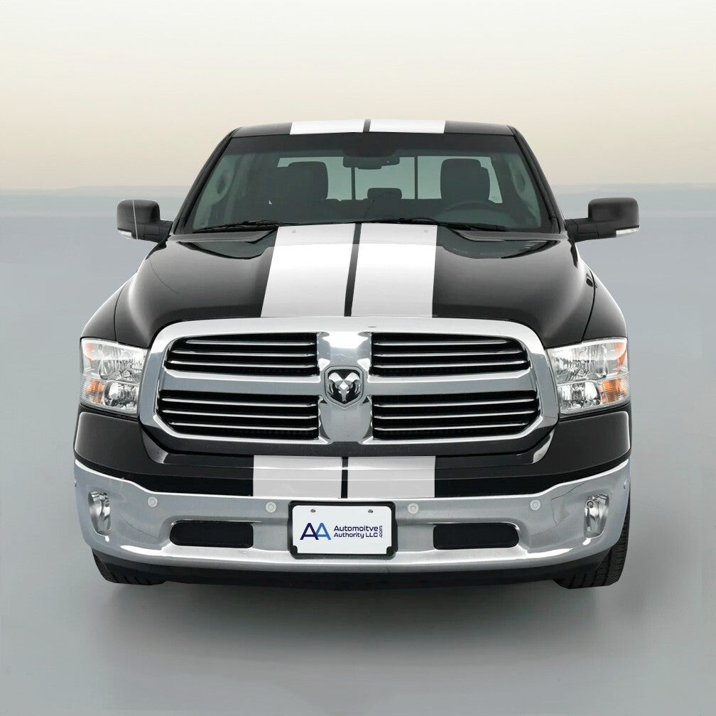 8" VINYL RALLY STRIPES RACING STRIPE + BONUS KIT For DODGE RAM 1500 2500 3500