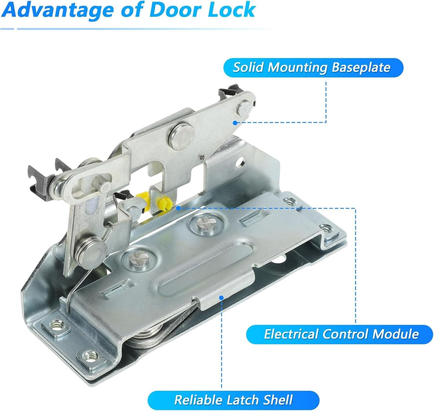 Front Left Driver Side Door Latch Lock For 1991-95 Jeep Wrangler YJ Full Door US