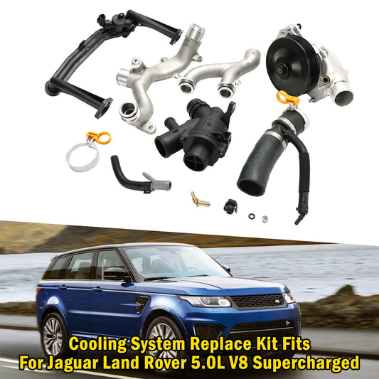 ??Cooling System Replace Kit Fits For Jaguar Land Rover 5.0L V8 Supercharged