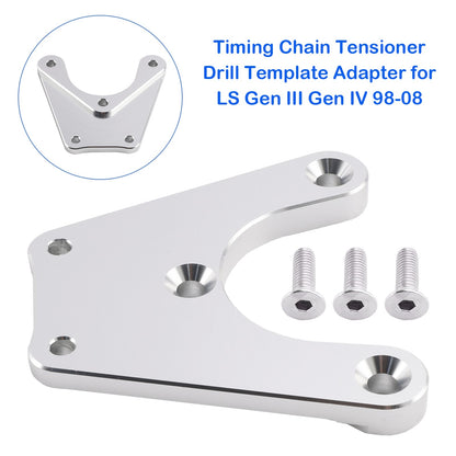 Timing Chain Tensioner Drill Template Adapter for LS Gen III Gen IV 98-08.