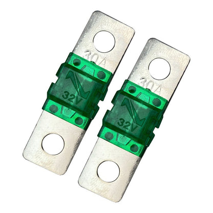 MIDI / AMI 30A 30 Amp 32V Fuse For Auto Marine Stereo Audio Video Bolt On 2 Pack