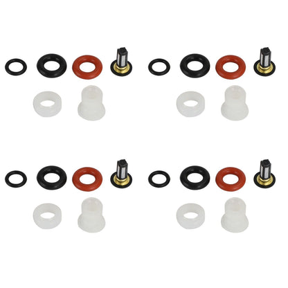 4X Fuel Injectors Repair Filters O-Rings Fit Acura RSX TSX Fit Honda Civic