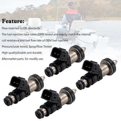 4PCS 16406-ZW5-000 Fuel Injectors For Honda Outboard MP7770 4 Stroke BF115-130HP