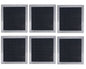 Solid Spare (6) Compatible with Whirlpool 8206230A Microwave Hood Charcoal Filters