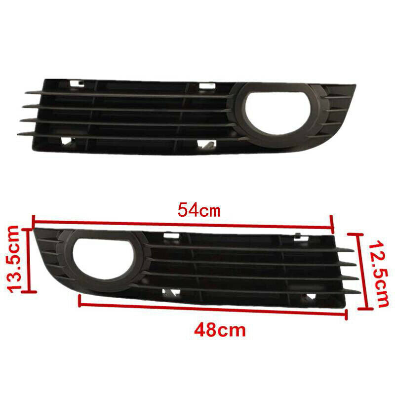 Front Lower Fog Light Bumper Grill Pair For Audi A8 Quattro 06-08 4.2L 6.0L USA
