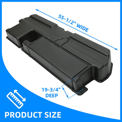 Solid Spare For Toyota Tundra Double Cab 2007-2021 Under Seat Storage Box