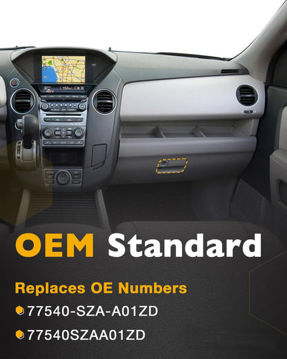 77540-SZA-A01ZD Beige Glove Box Handle Lock Cylinder Set For Honda Pilot 2009-15