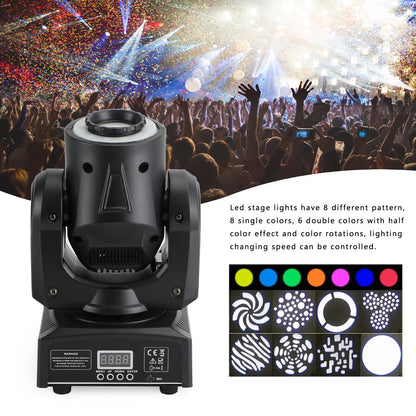 100W LED Moving Head Stage Light RGBW Gobo Spot Club Disco DJ Party Lighting DMX